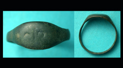 Ring, Medieval, Men's, 'Fleur-de-Lis' Intaglio, ca 16th-17th Cent